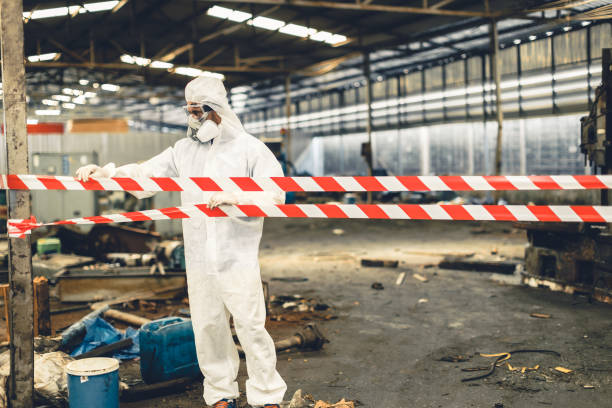 Professional Unattended Death Cleanup technician working in Washington, NH
